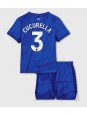Chelsea Marc Cucurella #3 Replika Hemmakläder Barn 2025-26 Kortärmad (+ byxor)